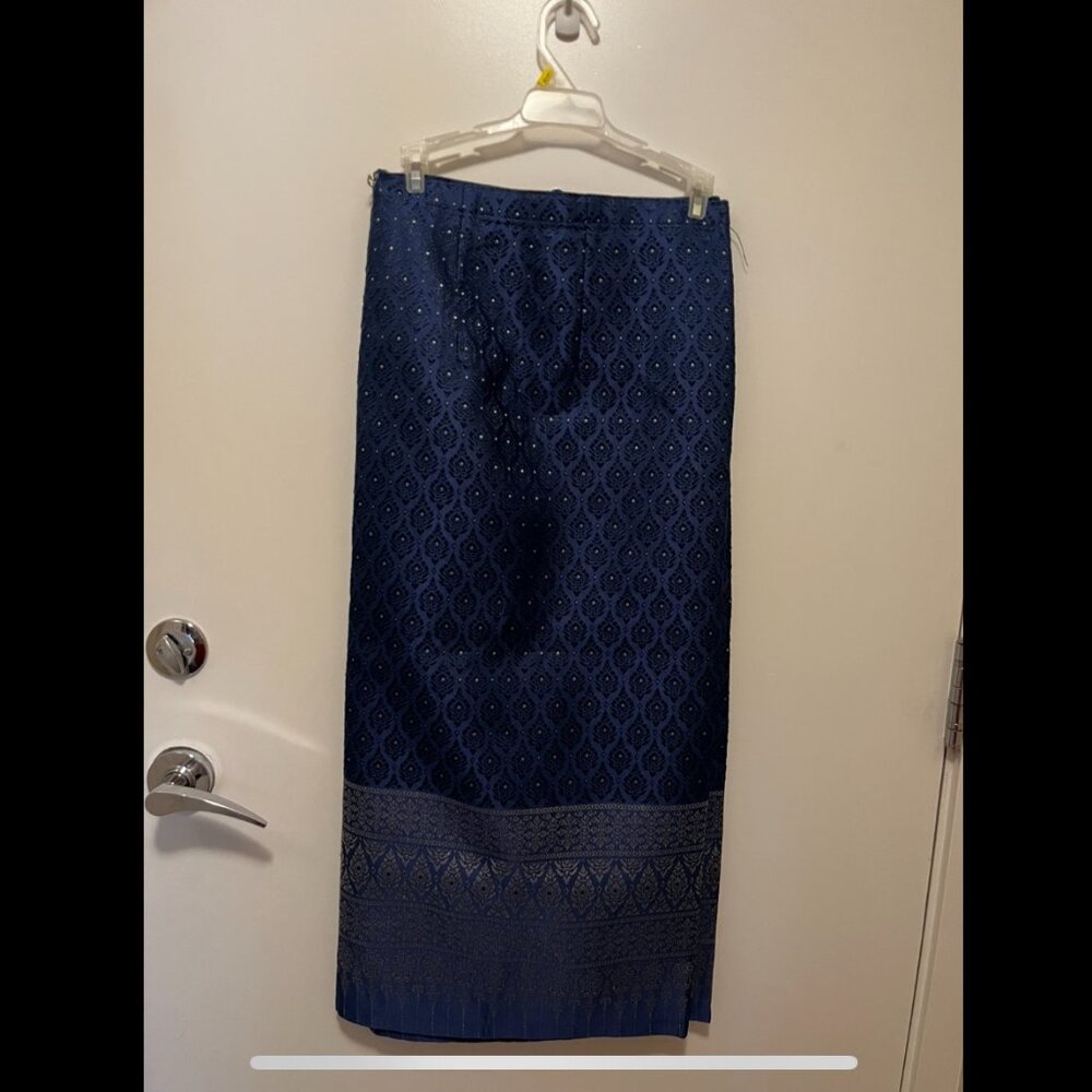 Blue Sarong Skirt